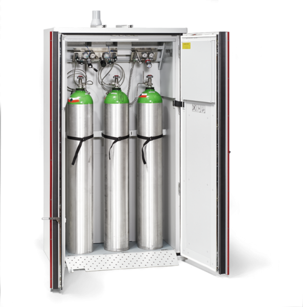Supreme Line Compressed Gas Cylinders Indoor Storage - 3 Cylinder