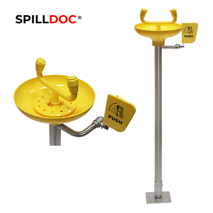 Spilldoc Floor Mounted Stand Eye Wash Station SD-540A