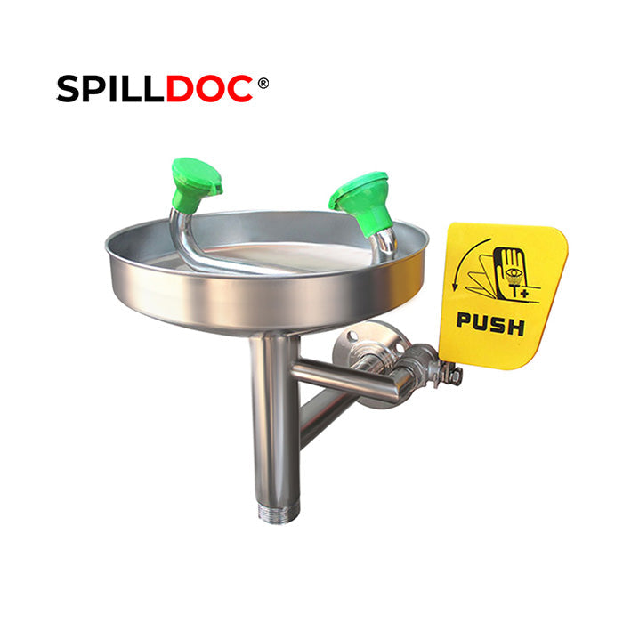 Spilldoc Wall Mounted Emergency Eye wash Station SD-508A / 316SS