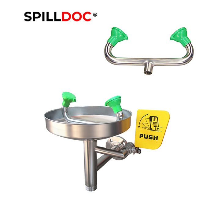 Spilldoc Wall Mounted Emergency Eye wash Station SD-508A