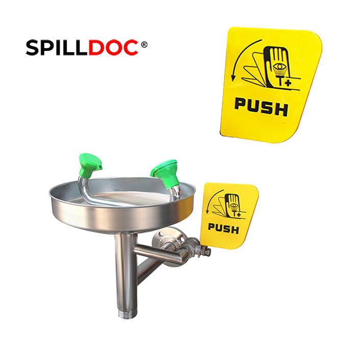 Spilldoc Wall Mounted Emergency Eye wash Station SD-508A