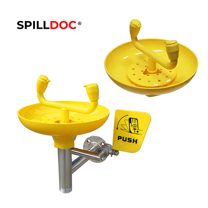 Spilldoc Wall Mounted Emergency Eye wash Station SD-508B