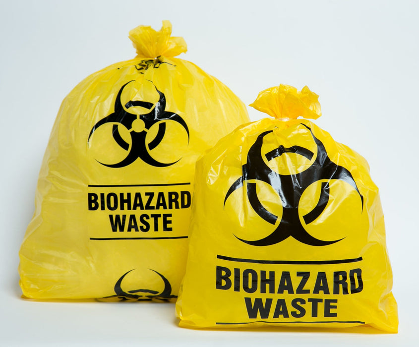 Biohazard Waste Disposal Bag 20’’ x 24’’ x 0.035mm 100pcs/pack