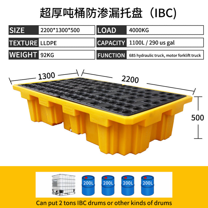 Double IBC Spill Pallet IBC020