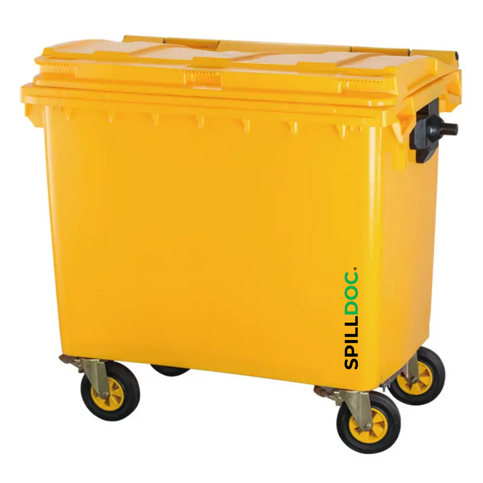 Spilldoc Large Locakable Container with 4 Wheels 660L