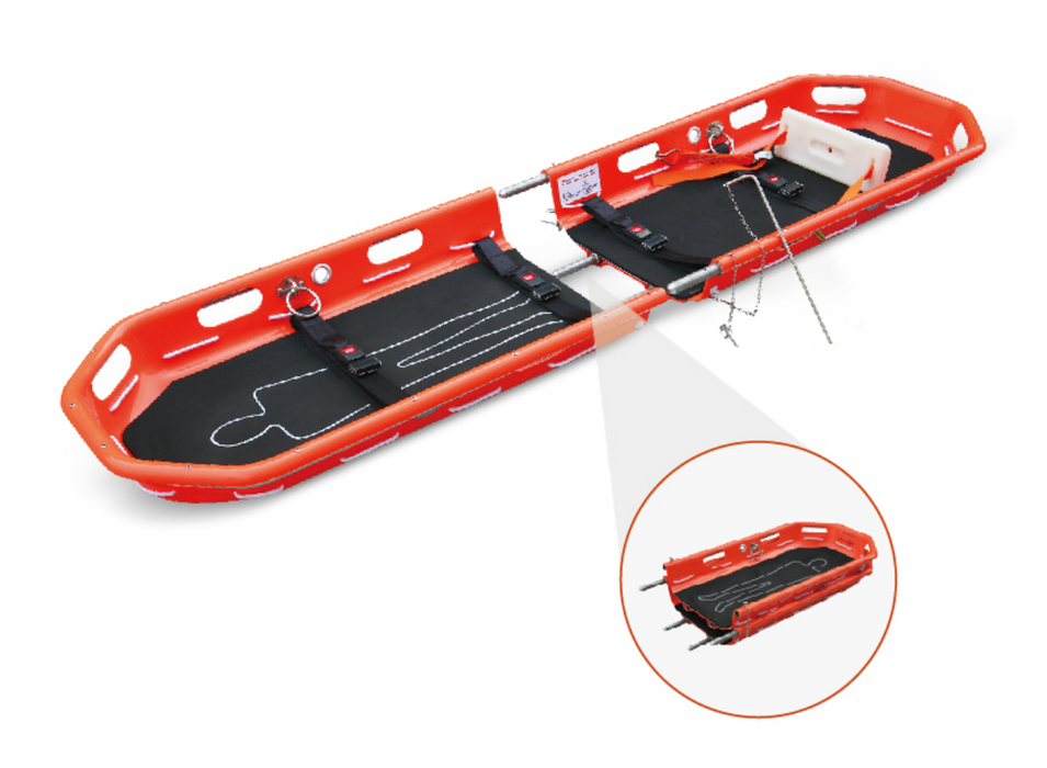 Special emergency wild rescue separable basket stretcher BSS-8B1