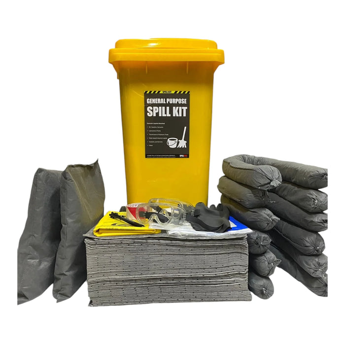 Spilldoc 120 Litre General Purpose Spill Kit with Granular Absorbent Floor Sweep