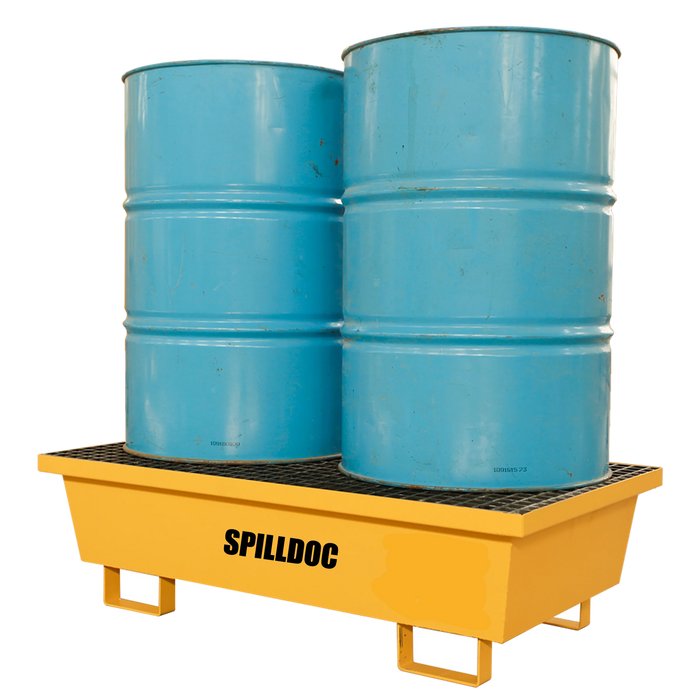 Spilldoc® Fire Resistance 2 Drum Spill Pallet SDFRSP002