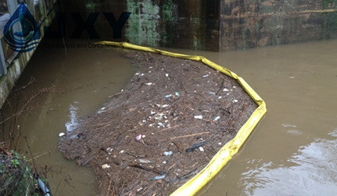 Floating Trash Boom for Lake