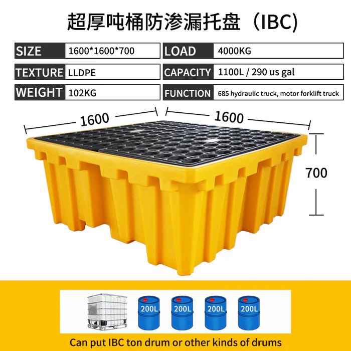 Spilldoc® Single IBC Spill Pallet SDIBC01D4