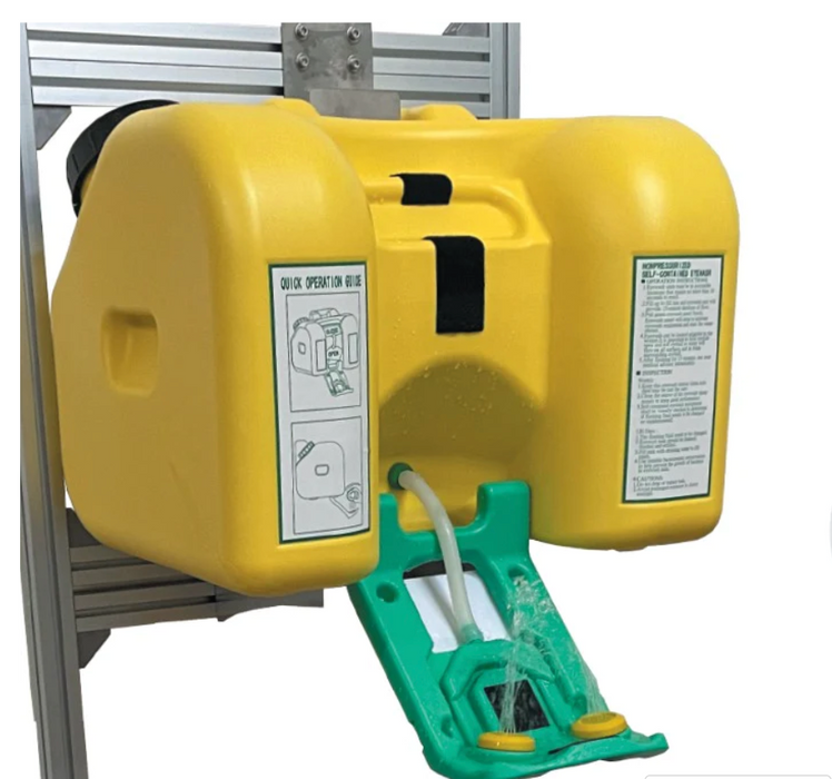 Gravity-Fed Portable Eyewash Station 52 Litre