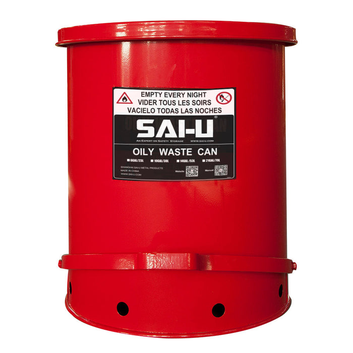 Oily Waste Can 21 Gallon WC2021R